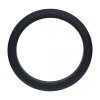 Wide O Silicone Cockring - XL - 50mm - Black